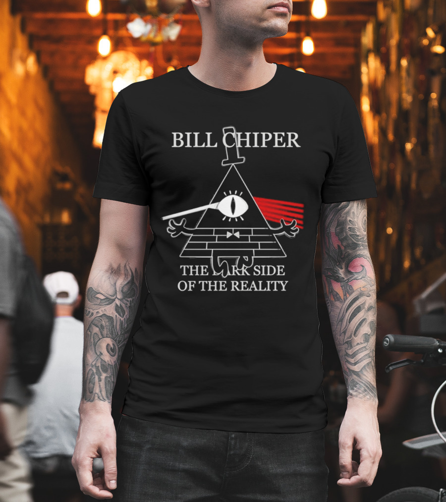 Bill Cipher The Dark Side Of The Reality Pyramid Eye Pink Floyd Mashup T-Shirt