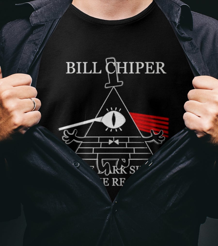 Bill Cipher The Dark Side Of The Reality Pyramid Eye Pink Floyd Mashup T-Shirt