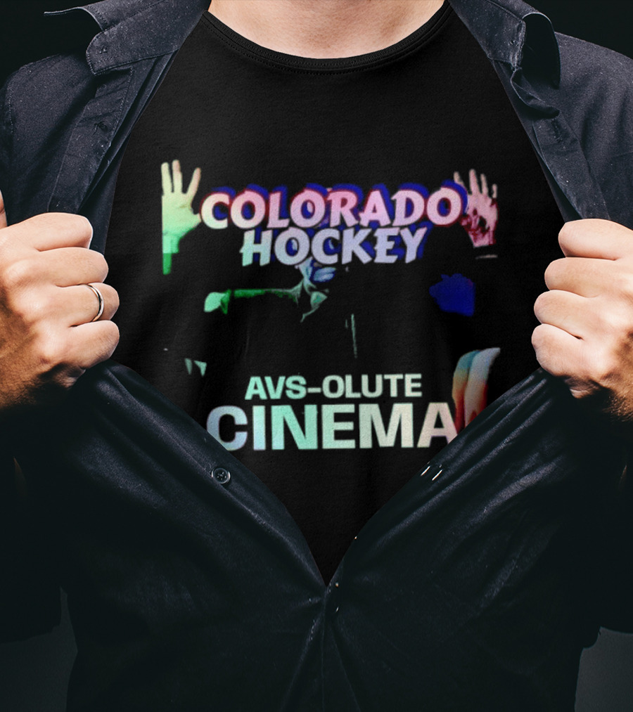 Colorado Avalanche Hockey Avs Olute Cinema T-Shirt