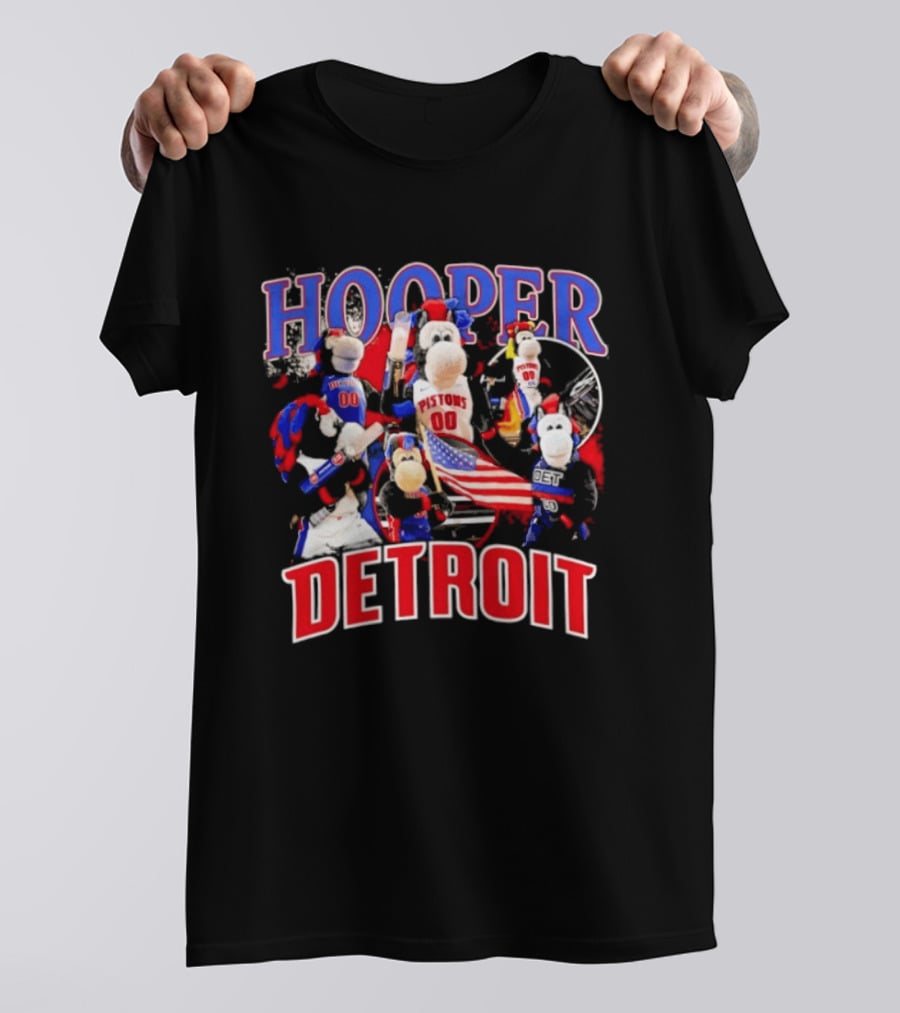 Detroit Pistons Hooper 2026 NBA Crossroads T-Shirt