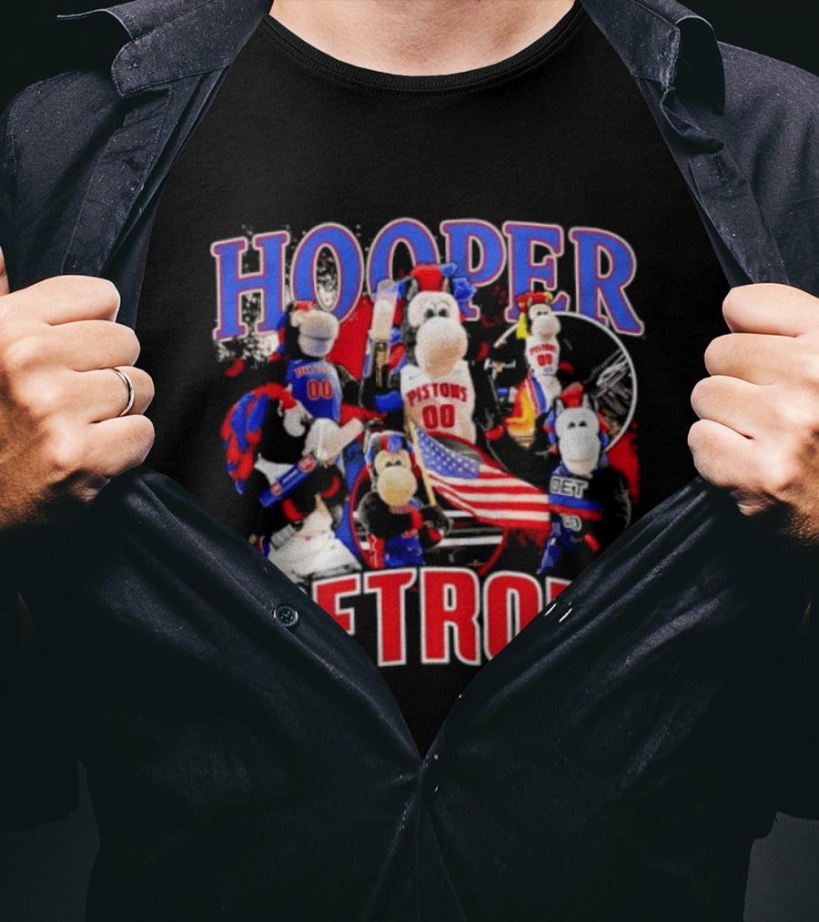 Detroit Pistons Hooper 2026 NBA Crossroads T-Shirt