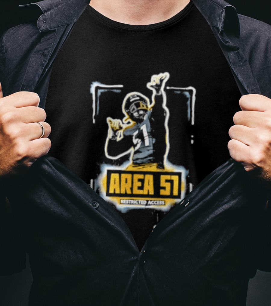 Steelers Nick Herbig Area 51 Restricted Access T-Shirt