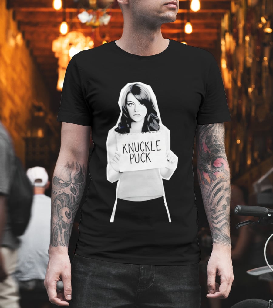 Emma Stone Knuckle Puck Sign T-Shirt