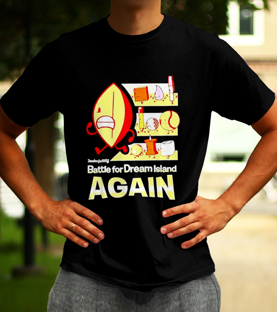 Battle For Dream Island Again Leafy BFDI Characters T-Shirt