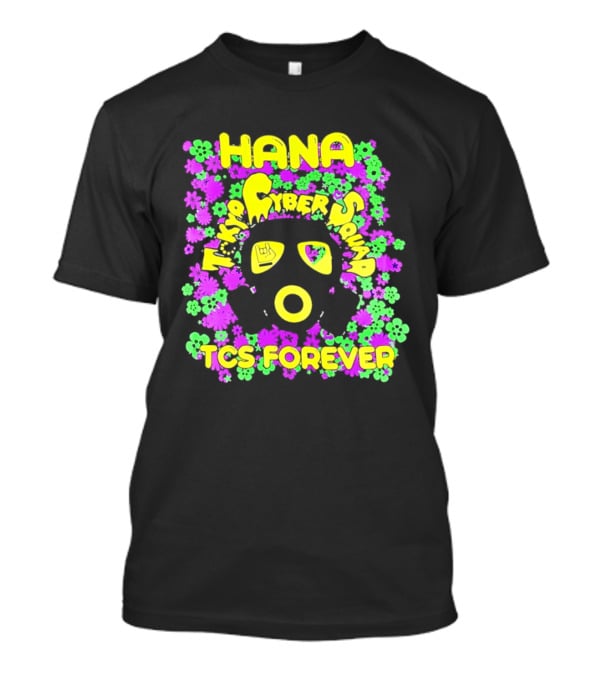 Hana Tokyo Cyber Squad TCS Forever Vibrant Flower Power T-Shirt