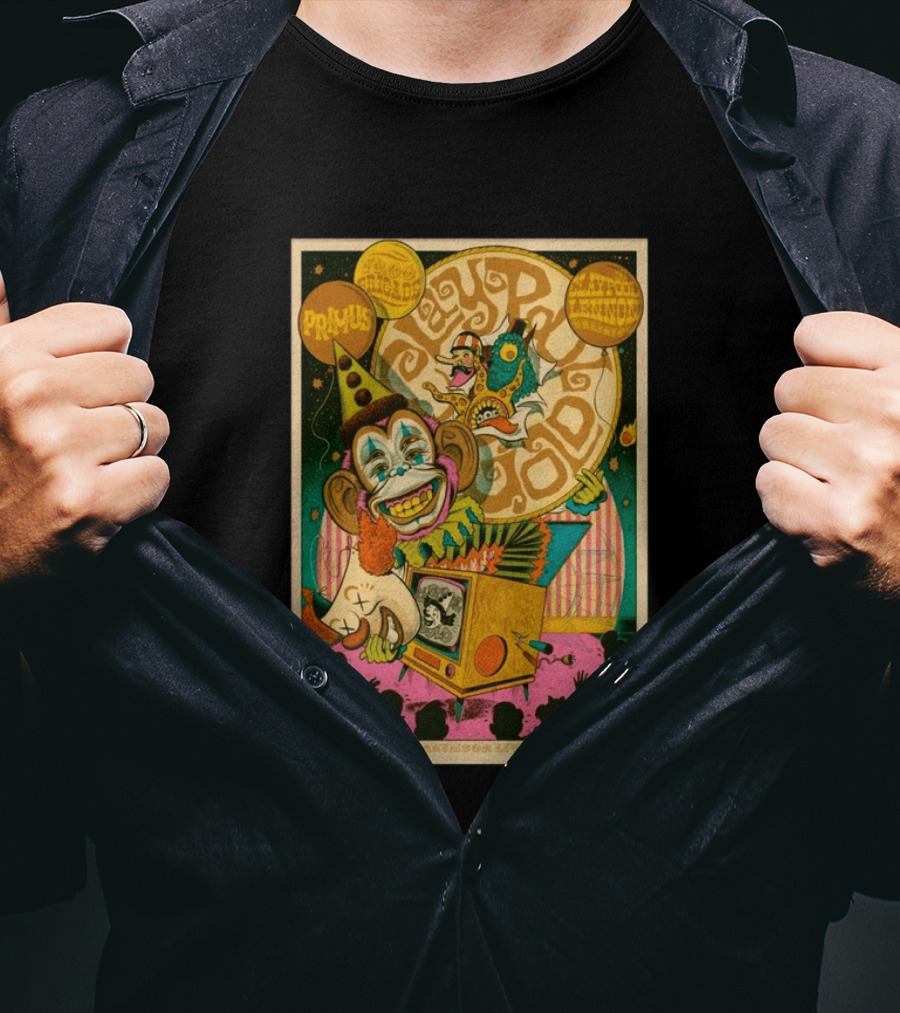 Primus Les Claypool Lennon Delirium May 25th 2026 Marymoor Live Redmond WA T-Shirt