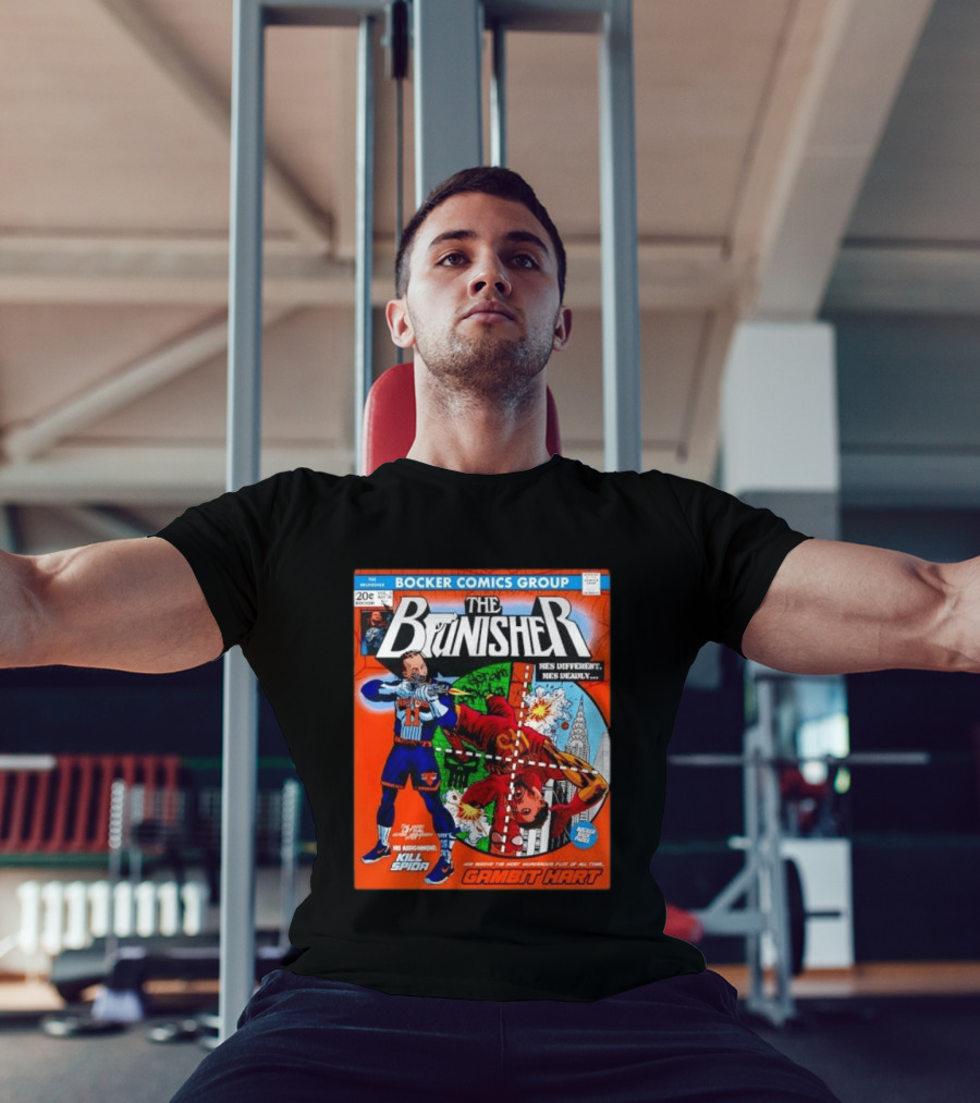 Bocker Comics Group The Brunisher Kill Spida Gambit Hart T-Shirt