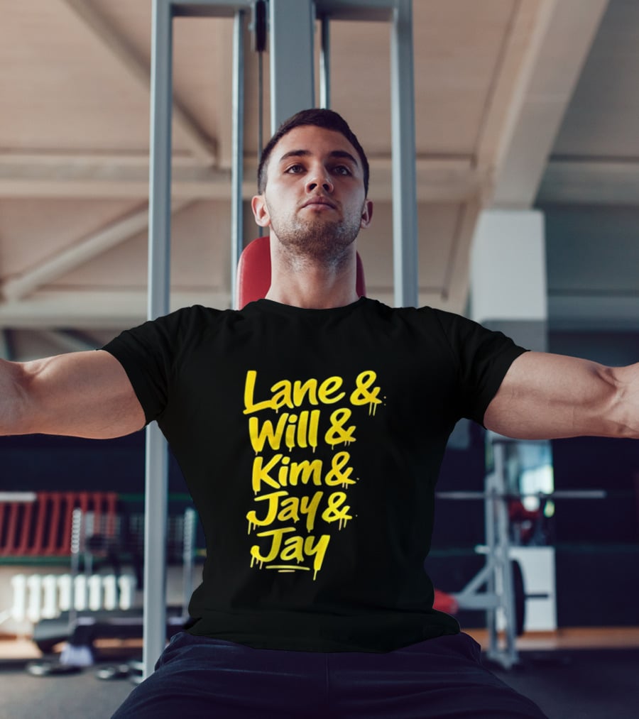 Lane Will Kim Jay Jay Graffiti Style Names T-Shirt