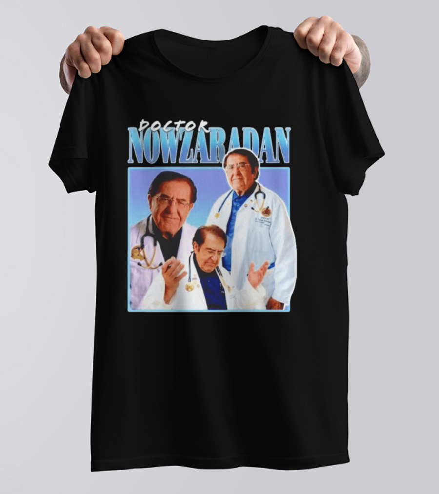 Doctor Nowzaradan My 600Lb Life Blue Stethoscope T-Shirt
