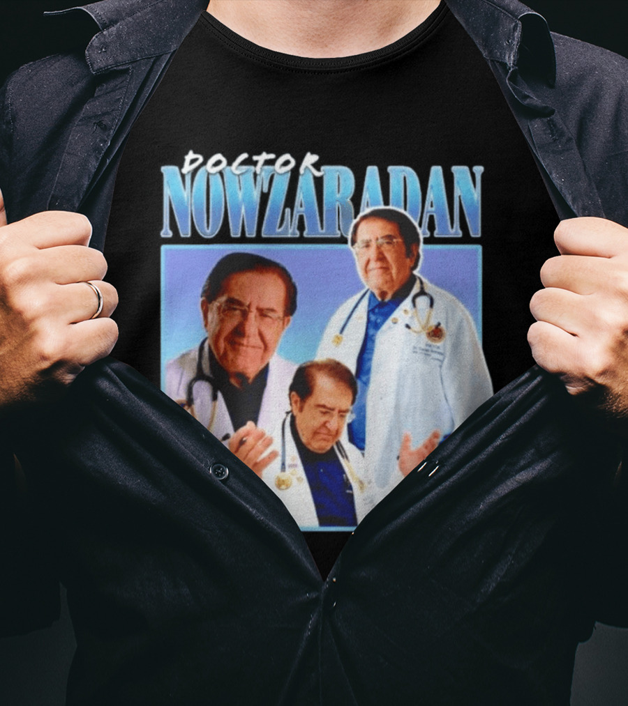 Doctor Nowzaradan My 600Lb Life Blue Stethoscope T-Shirt