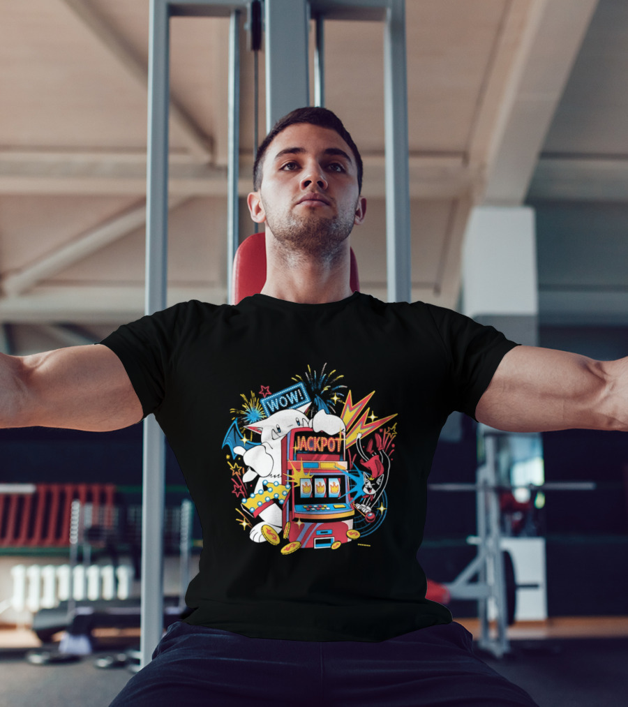 Final Fantasy Moogle Jackpot Slot Machine WOW Explosion T-Shirt