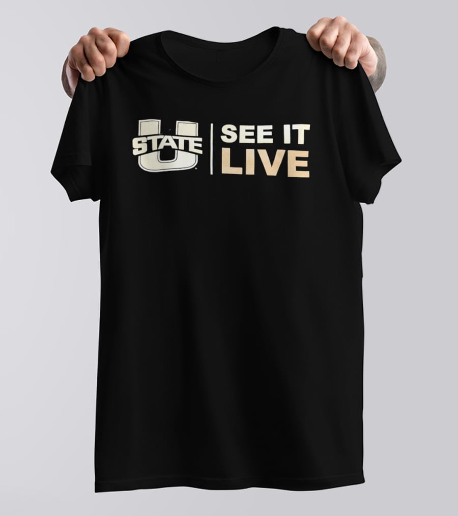 Utah State U State See It Live T-Shirt
