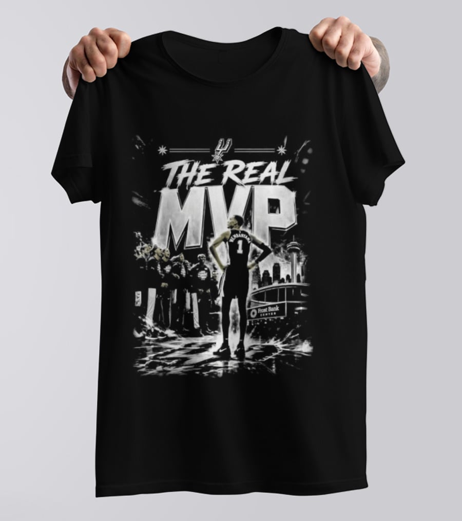 Victor Wembanyama The Real MVP San Antonio Spurs Basketball Star T-Shirt
