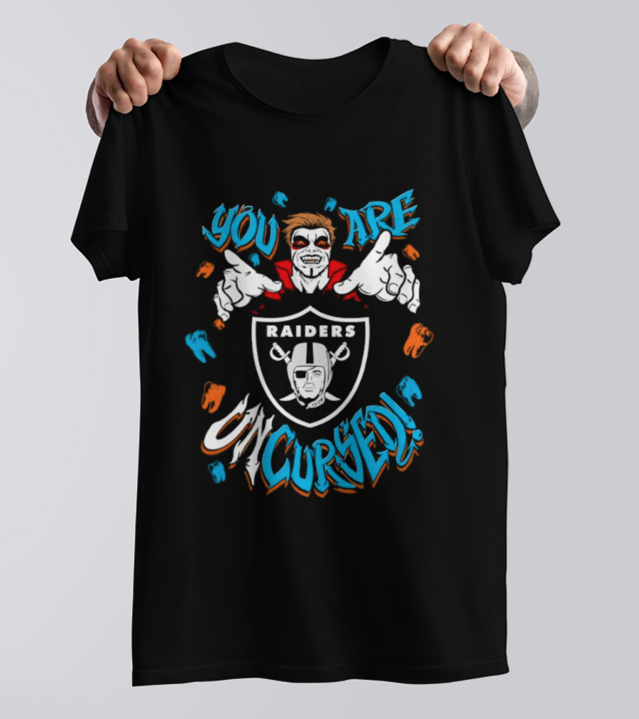 WWE Danhausen Las Vegas Raiders You Are Uncursed T-Shirt