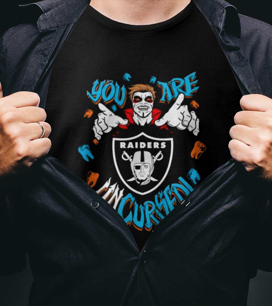 WWE Danhausen Las Vegas Raiders You Are Uncursed T-Shirt