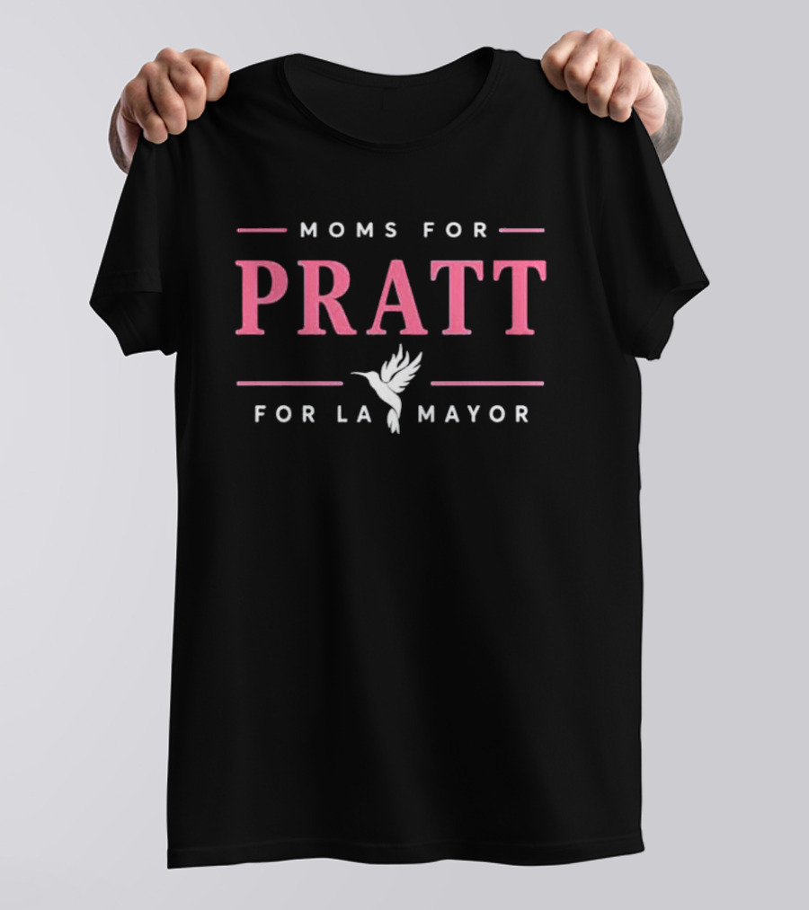 Moms For Pratt For LA Mayor 2026 Hummingbird T-Shirt