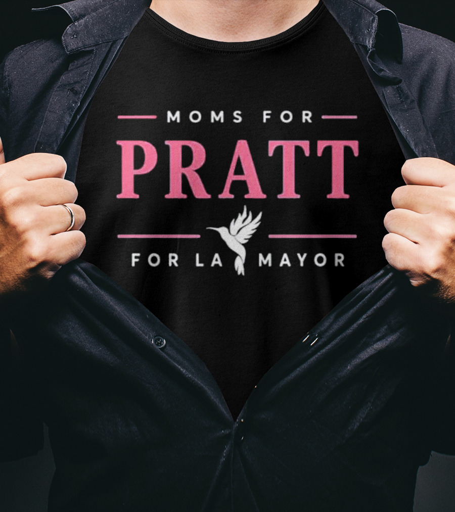 Moms For Pratt For LA Mayor 2026 Hummingbird T-Shirt