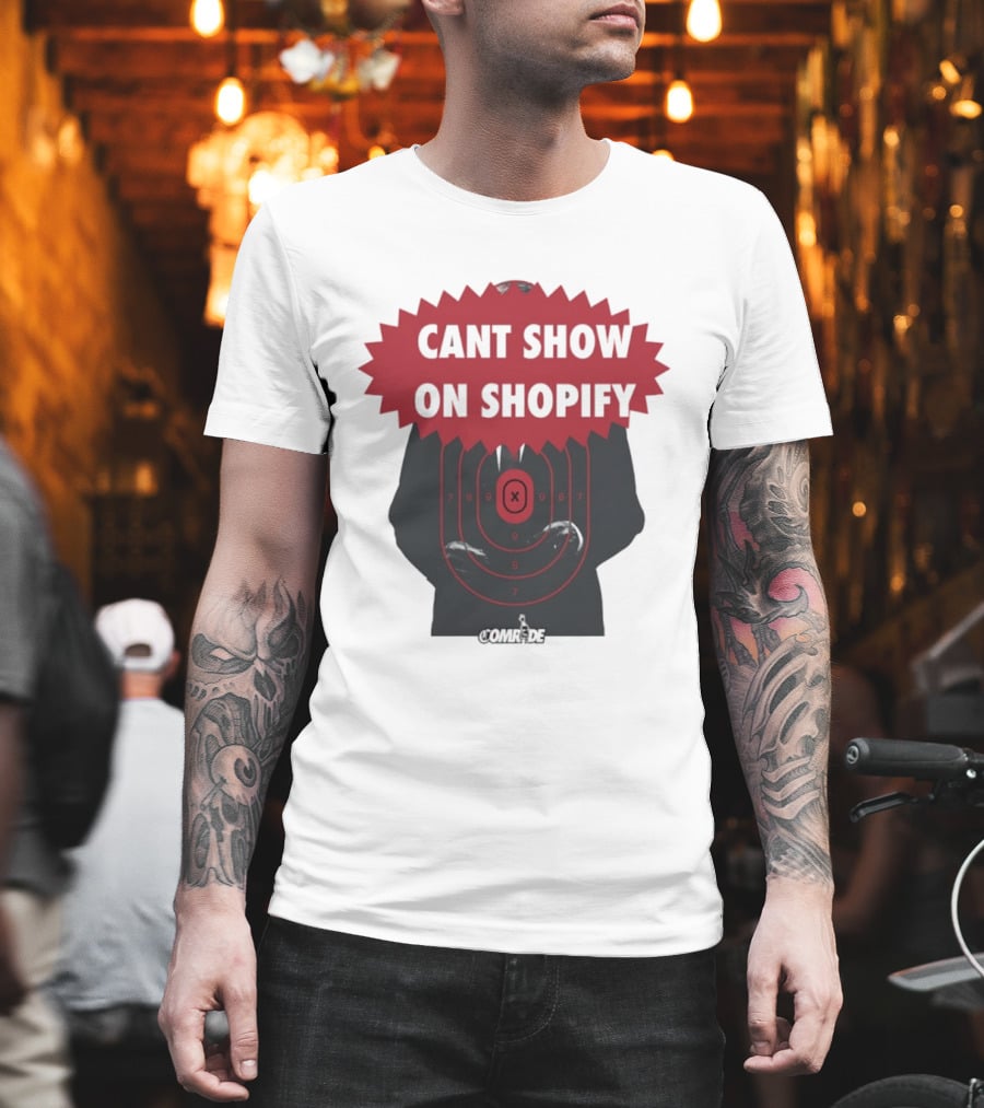Cant Show On Shopify Target Practice X Comrade T-Shirt