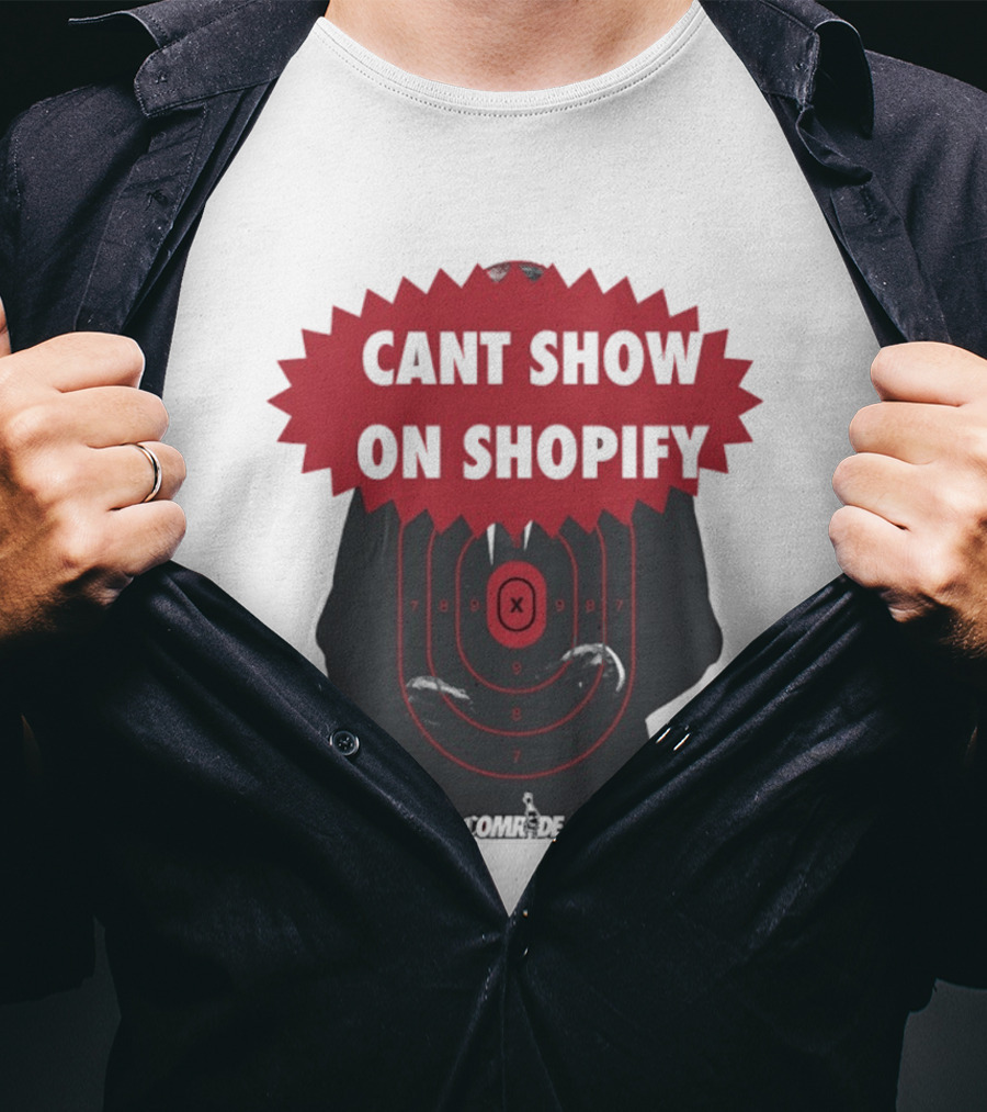 Cant Show On Shopify Target Practice X Comrade T-Shirt