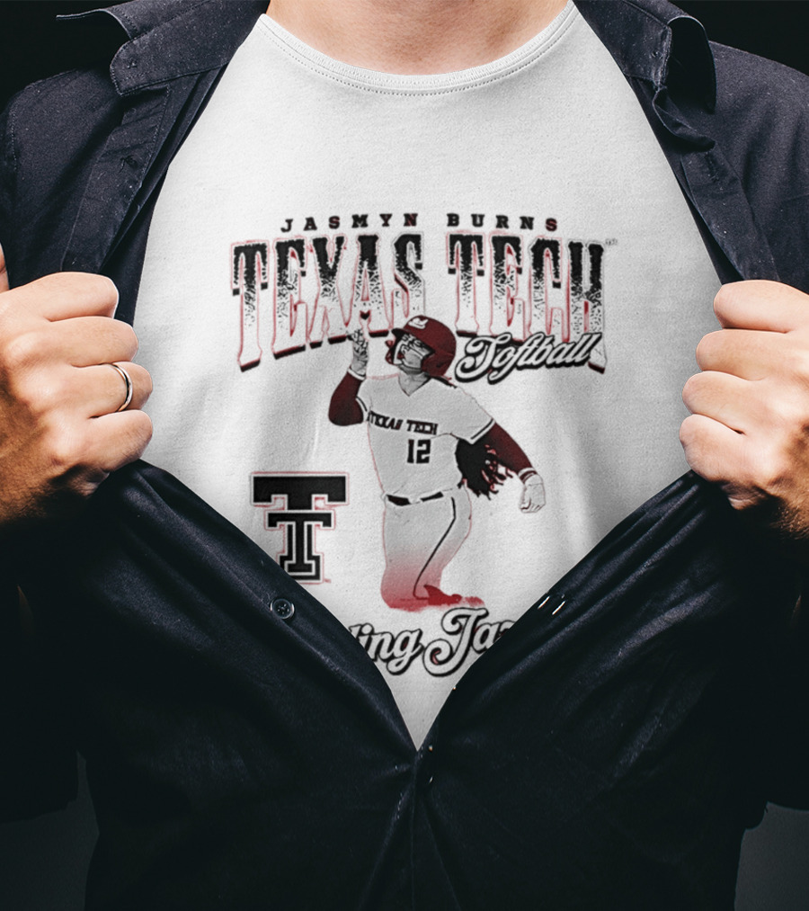Texas Tech Jasmyn Burns Softball Feeling Jazzy T-Shirt