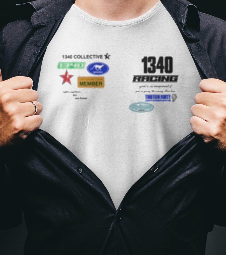 1340 Collective Racing Team Member Stars Motorsports Championship Series T-Shirt