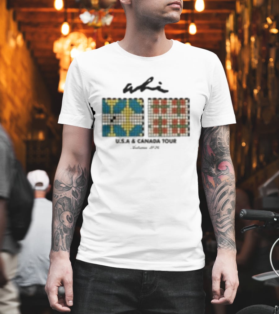 Ali USA Canada Tour Radio Tiles Mosaic T-Shirt