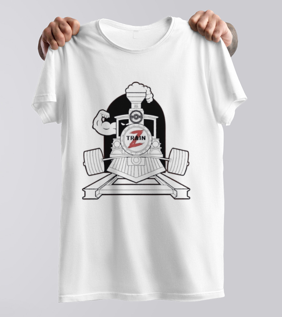 Train Z Strength 45 LBS Weightlifting Fitness T-Shirt
