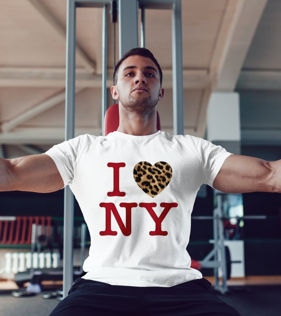 Latto Crave I Heart NY Leopard T-Shirt