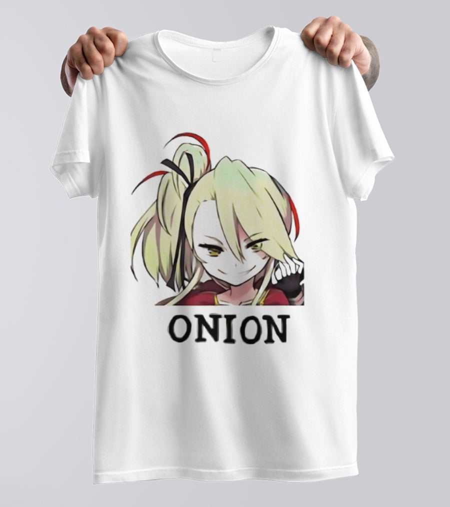 Deathpolca Anime Style Character With Onion T-Shirt
