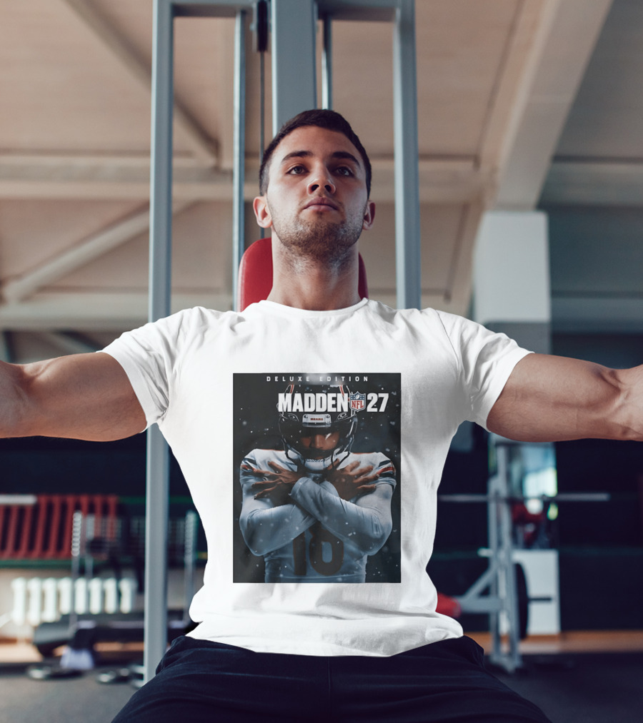 Madden NFL 27 Deluxe Edition Caleb Williams Bears 18 T-Shirt