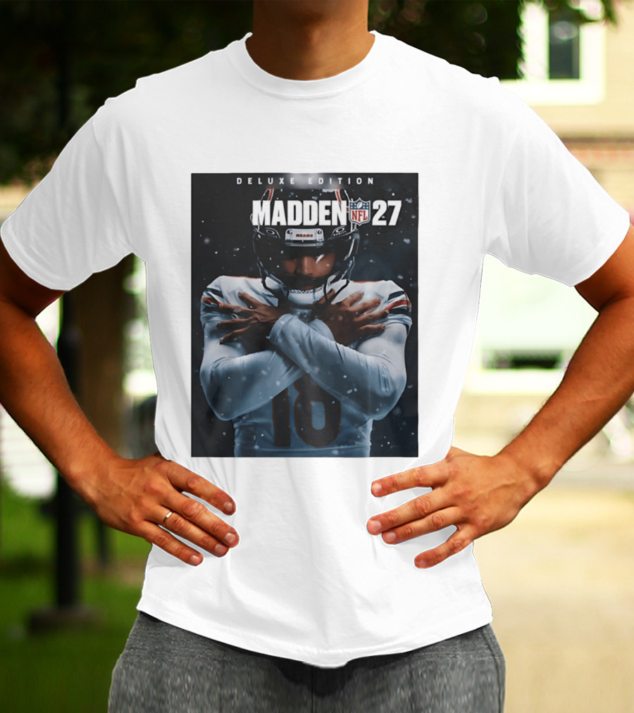 Madden NFL 27 Deluxe Edition Caleb Williams Bears 18 T-Shirt