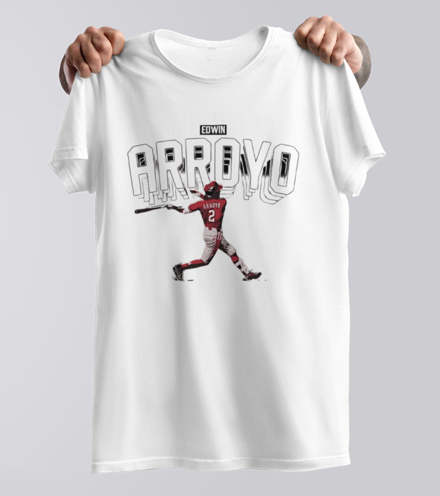 Edwin Arroyo Cincinnati Reds Showtime Baseball Player T-Shirt