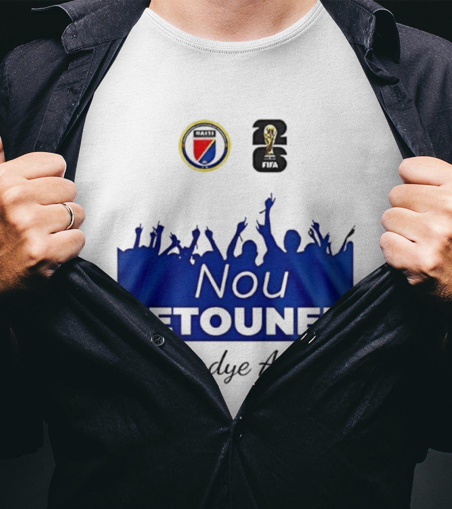 Nou Retounen FIFA Grenadye Alaso Haïtienne De Football T-Shirt