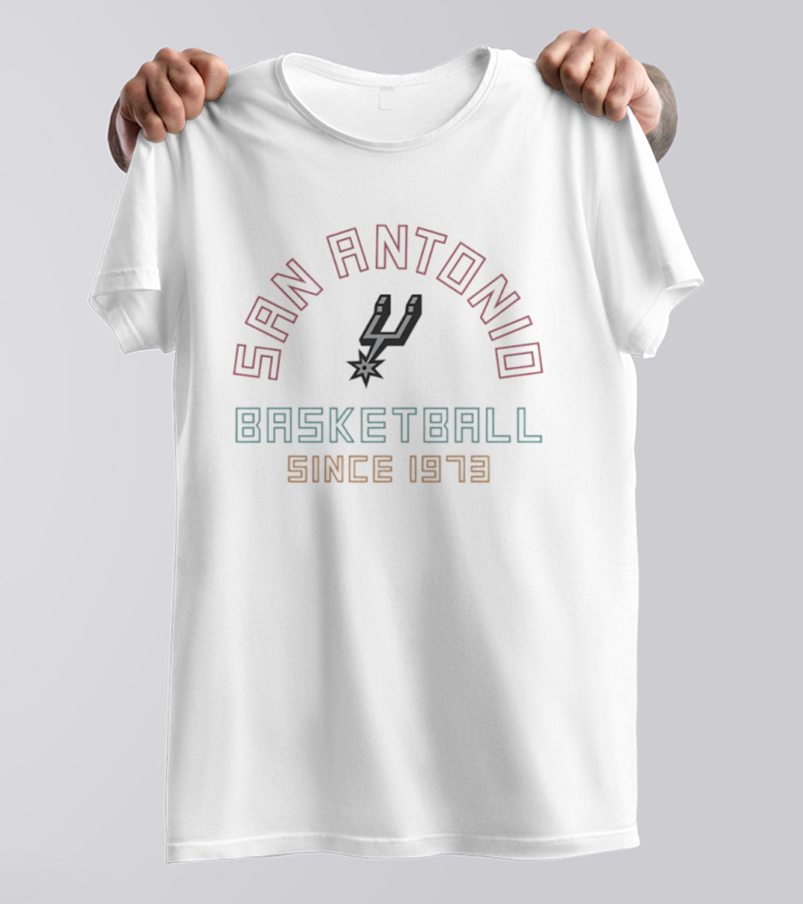 San Antonio Spurs Basketball Since 1973 Vintage Team T-Shirt