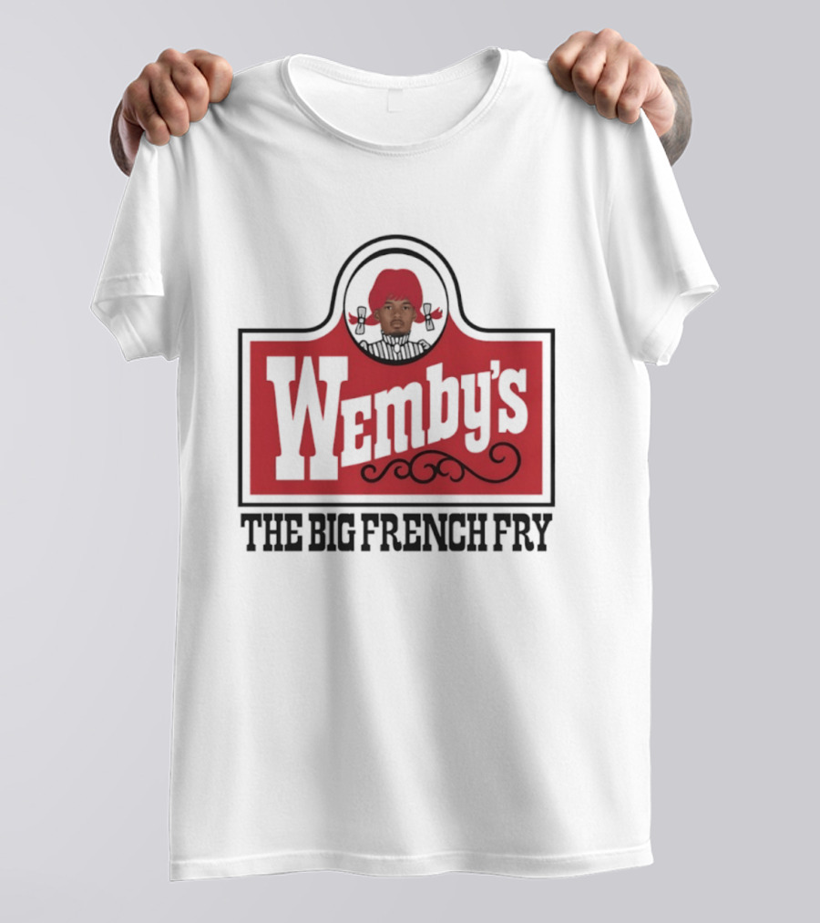 Wemby's The Big French Fry Victor Wemby's Spurs T-Shirt