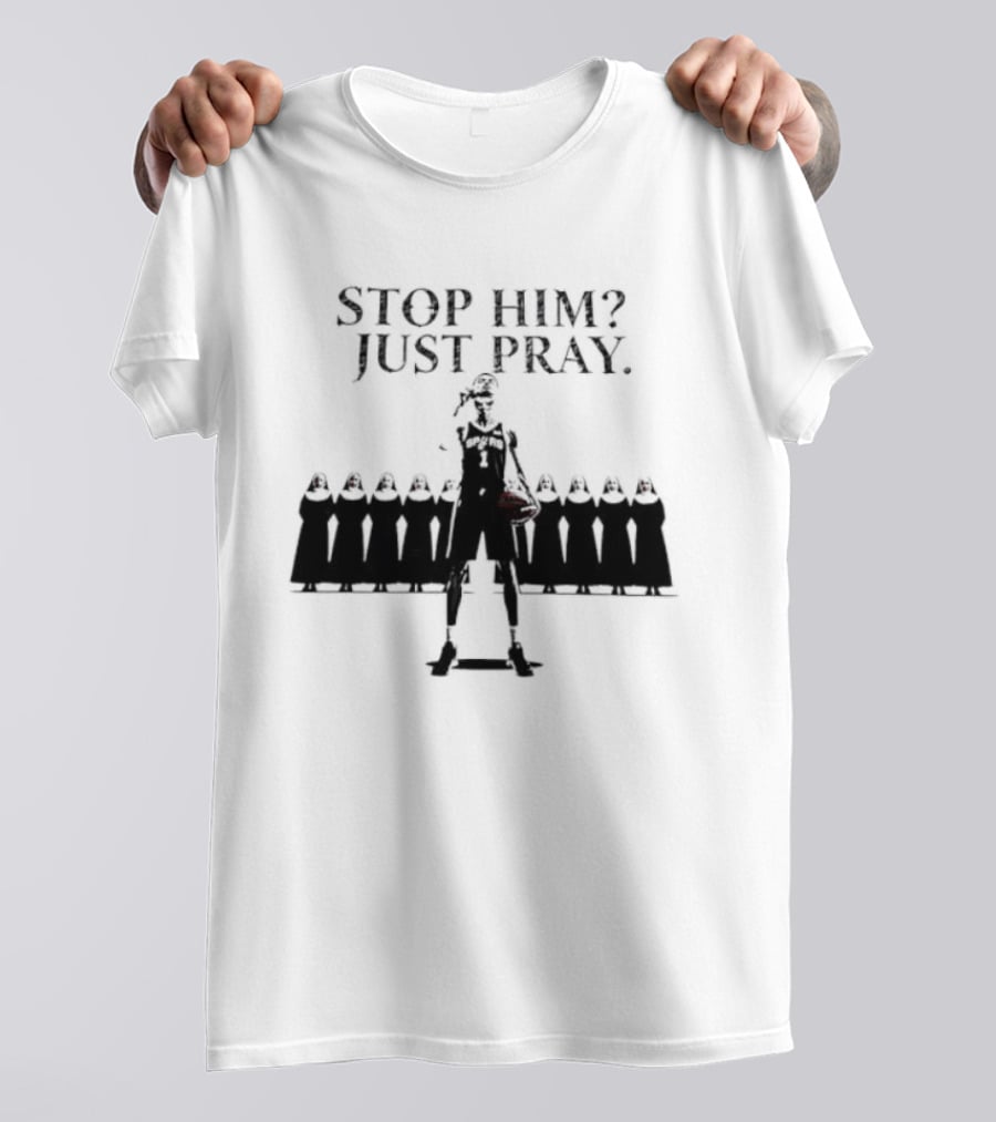Victor Wembanyama San Antonio Spurs NBA Stop Him Just Pray T-Shirt