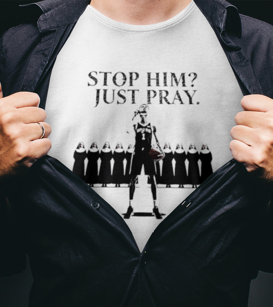 Victor Wembanyama San Antonio Spurs NBA Stop Him Just Pray T-Shirt
