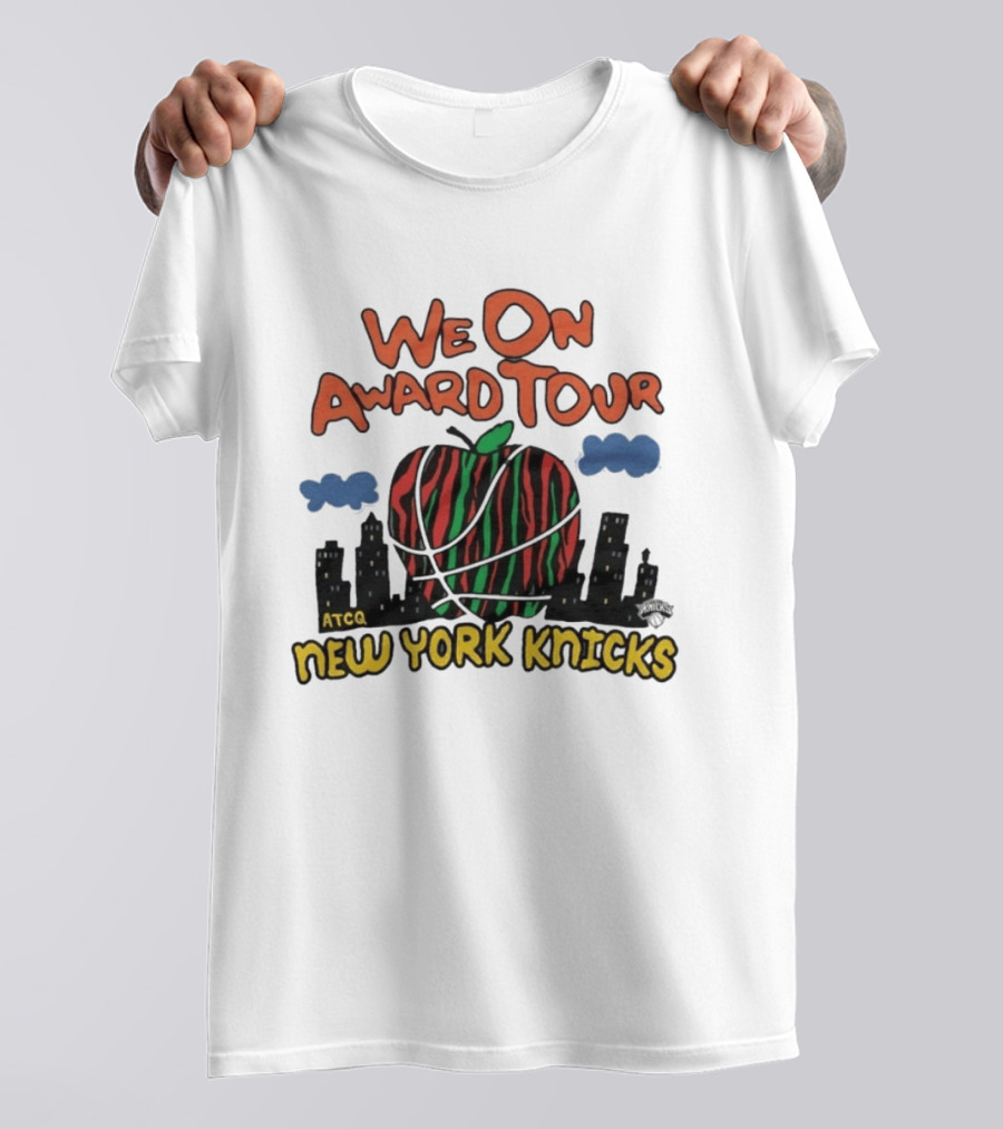 We On Award Tour ATCQ New York Knicks Apple Basketball NBA Team T-Shirt