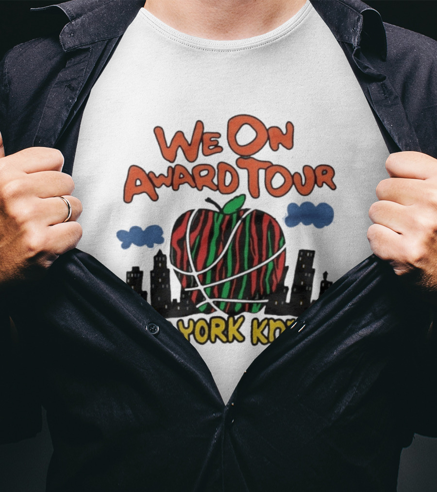 We On Award Tour ATCQ New York Knicks Apple Basketball NBA Team T-Shirt