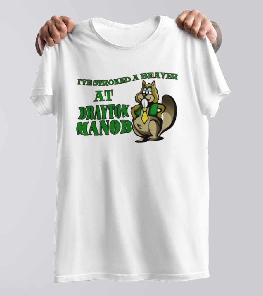 I've Stroked A Beaver At Drayton Manor Cartoon T-Shirt