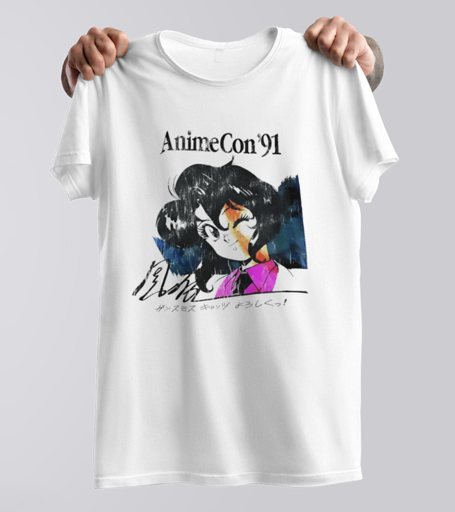 AnimeCon '91 Rally Vincent Gunsmith Cats Manga T-Shirt
