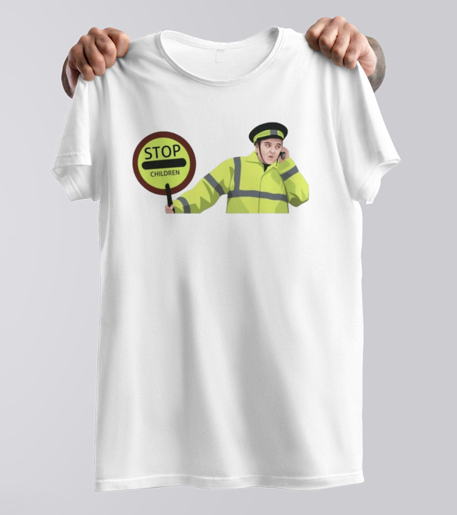 Line Of Duty Stop Children Max And Paddy Crossing Guard T-Shirt