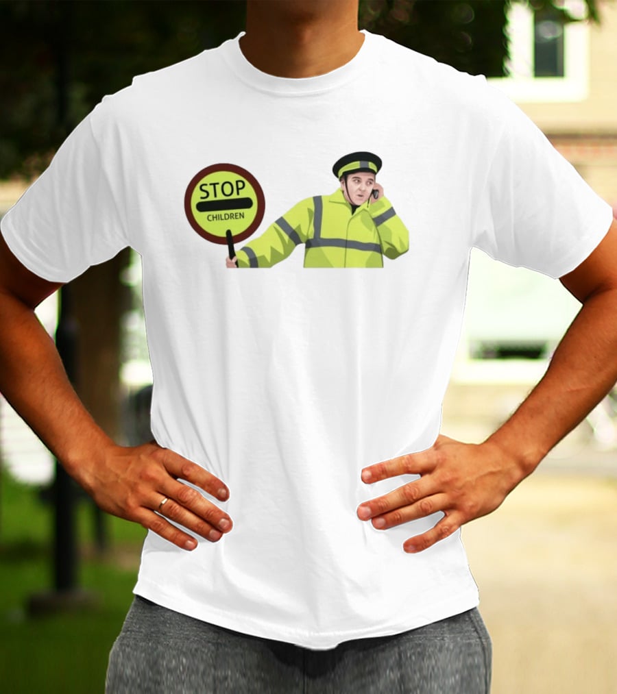 Line Of Duty Stop Children Max And Paddy Crossing Guard T-Shirt