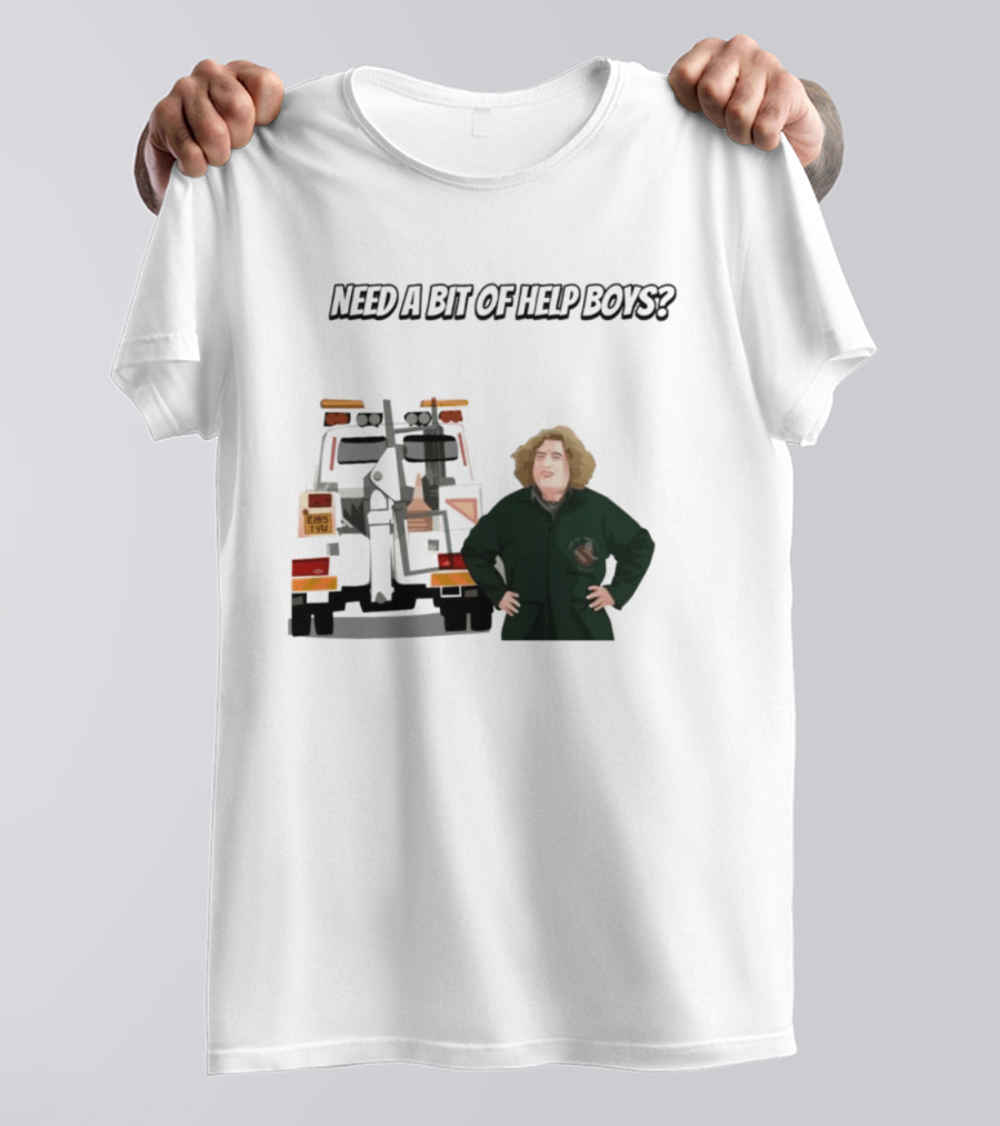 NEED A BIT OF HELP BOYS Paddy Tow Truck Raymond Stantz T-Shirt