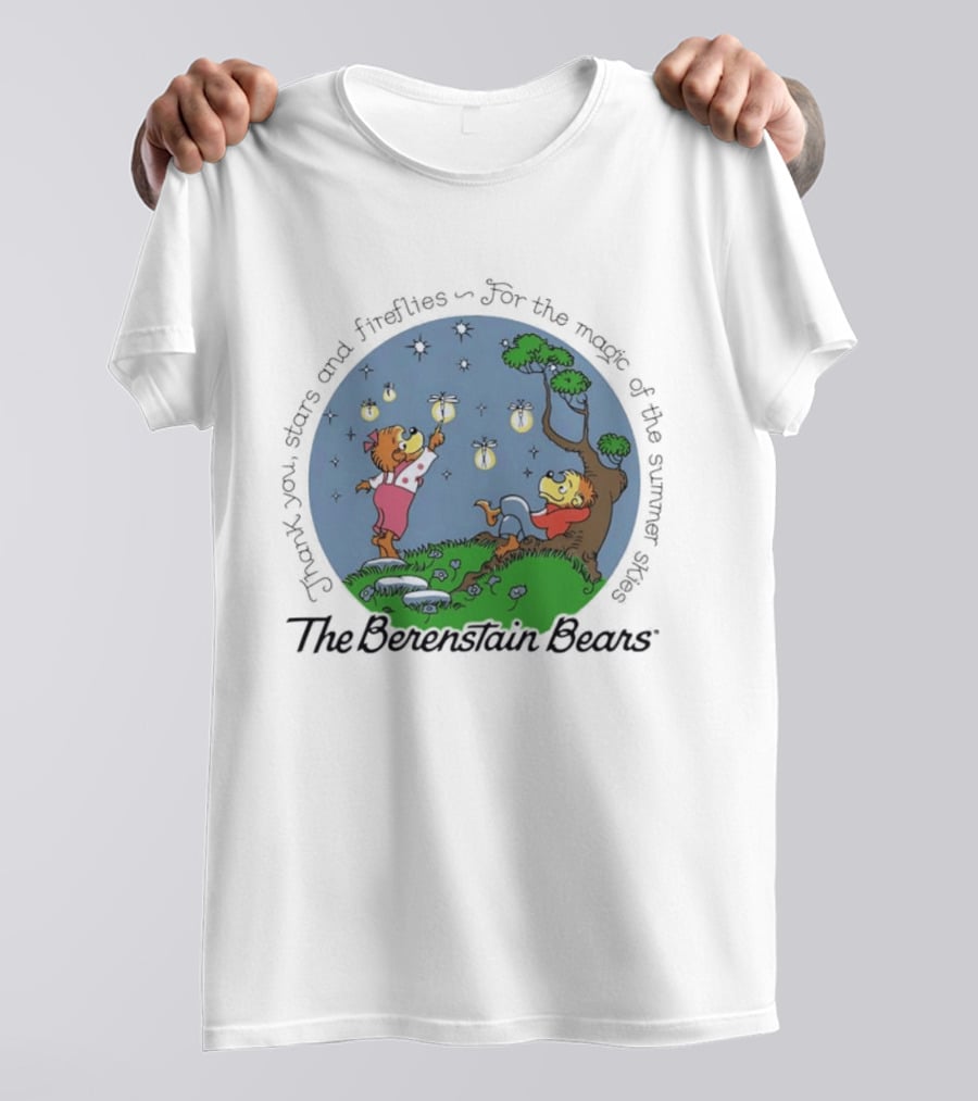 The Berenstain Bears Thank You Stars And Fireflies For The Magic Of The Summer Nights T-Shirt