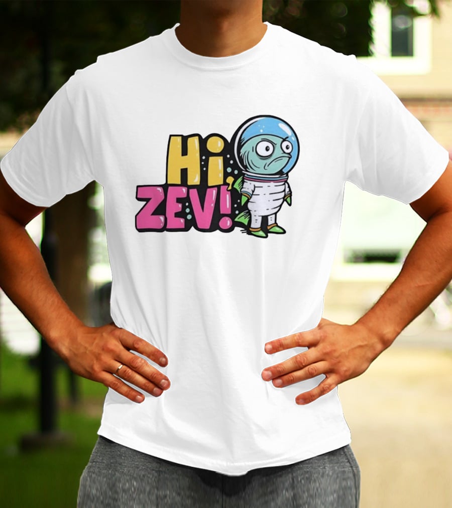 Hi Zev Astronaut Fish NBA New York Knicks Jalen Brunson Cartoon T-Shirt