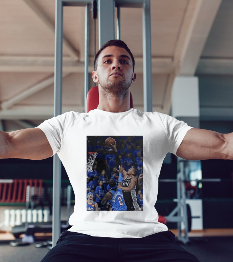 Victor Wembanyama Shai Gilgeous Alexander NBA Showdown San Antonio Spurs Vs Oklahoma City Thunder T-Shirt