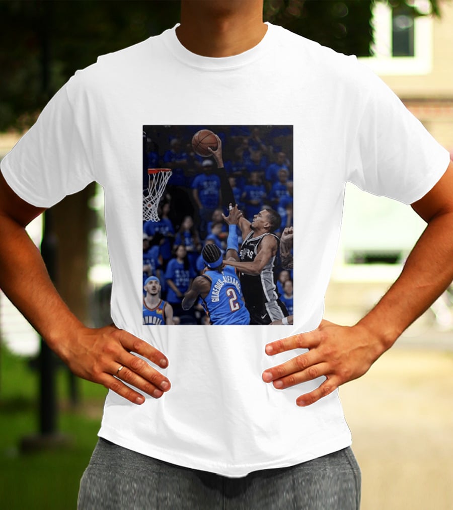 Victor Wembanyama Shai Gilgeous Alexander NBA Showdown San Antonio Spurs Vs Oklahoma City Thunder T-Shirt