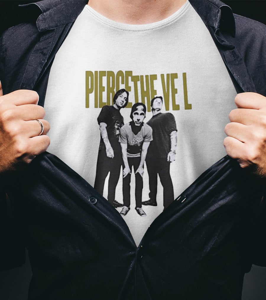 Pierce The Veil Band Vic Fuentes Tony Perry Jaime Preciado Music Fan T-Shirt
