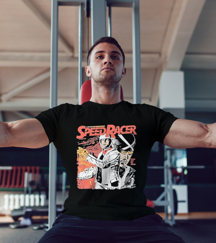 Speed Racer Movie Mach 5 Racer X Manga Style Wachowskis Film T-Shirt